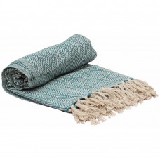 Wrought Studio Almodovar Cotton Throw Blanket With Tassels VRKG7955